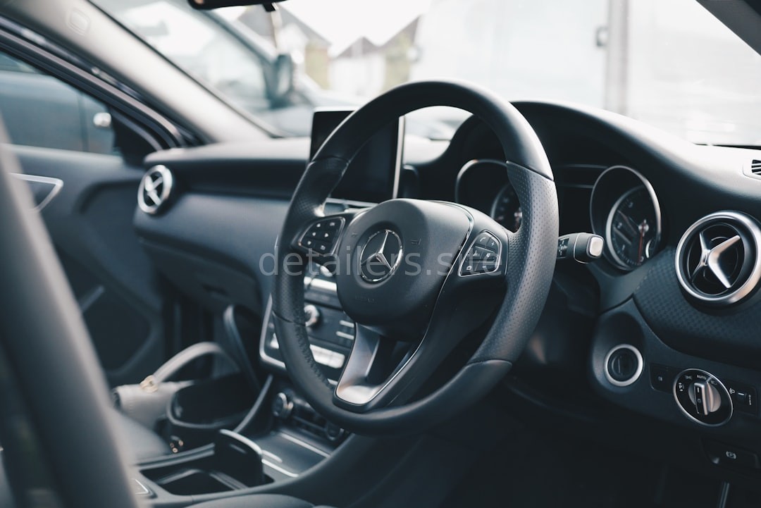 Clean car interior