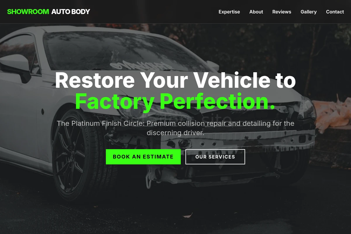 Showroom Auto Body