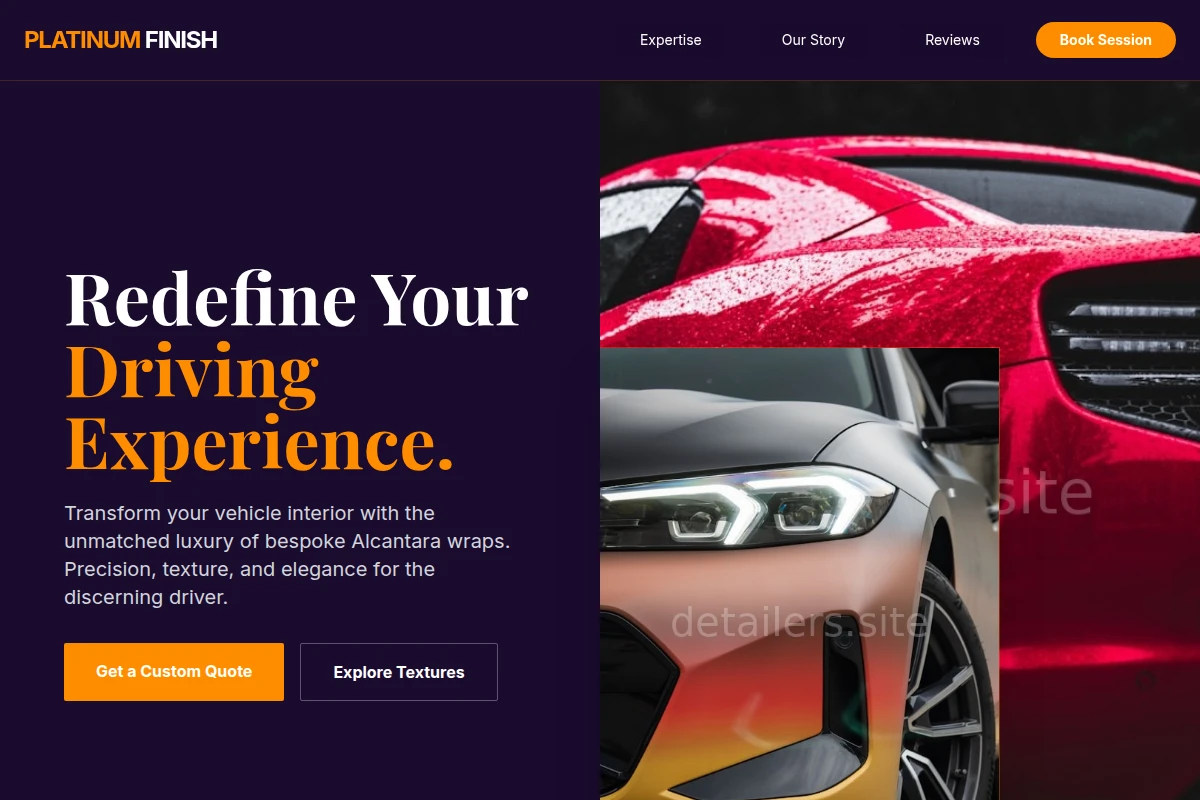 Alcantara Car Wrap